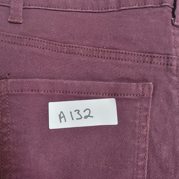 Gloria Vanderbilt Amanda Jeans Burgundy Women's Size 6 Short (A132) - Picture 11 of 11